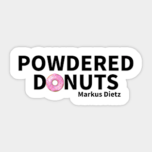 Powdered Donuts Sticker